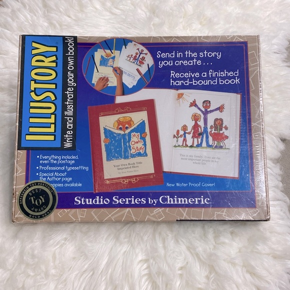 Vintage IlluStory Write & Illustrate Your Own Book Best Kid Toy Award Gold Seal - Picture 1 of 8